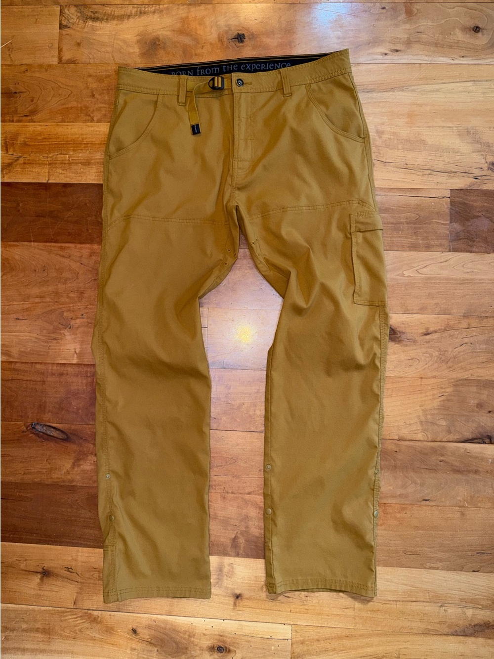 prAna Stretch Zion Pants - Mustard Yellow - 36x34